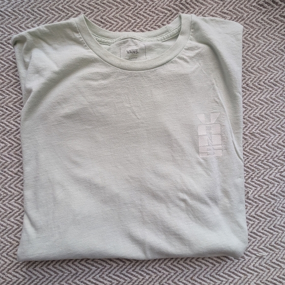 Vans Light Mint Gray Graphic Tee - Picture 7 of 7